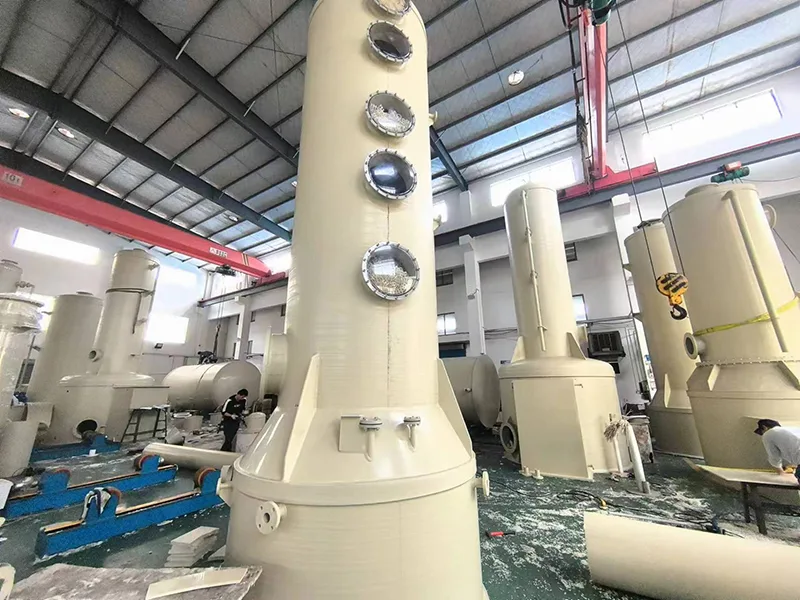 Torre multifunzionale di purificazione dei gas di scarico in PP