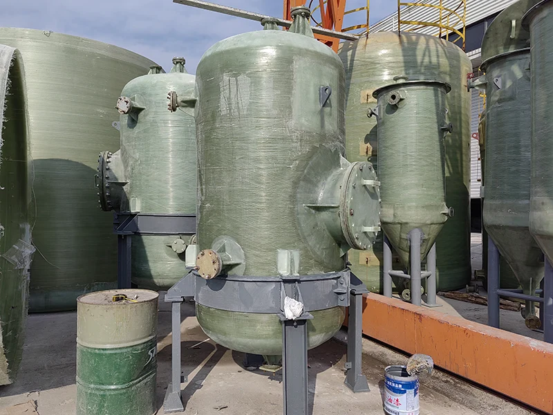 Vertical Fiberglass Storage Tank